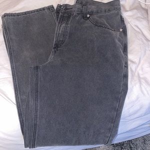 Never worn, Princess Polly Black Straight Jeans